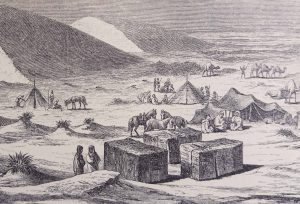 Gustav Nachtigal, Sahara and Sudan, expedition camp, Explore Chad
