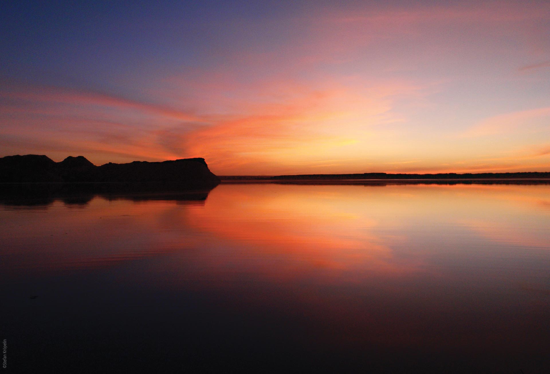 Die Seen von Ounianga, Lac Yoa bei Sonnenuntergang, Explore Chad