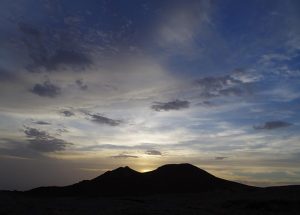 The Tibesti Mountains, at dusk, Explore Chad